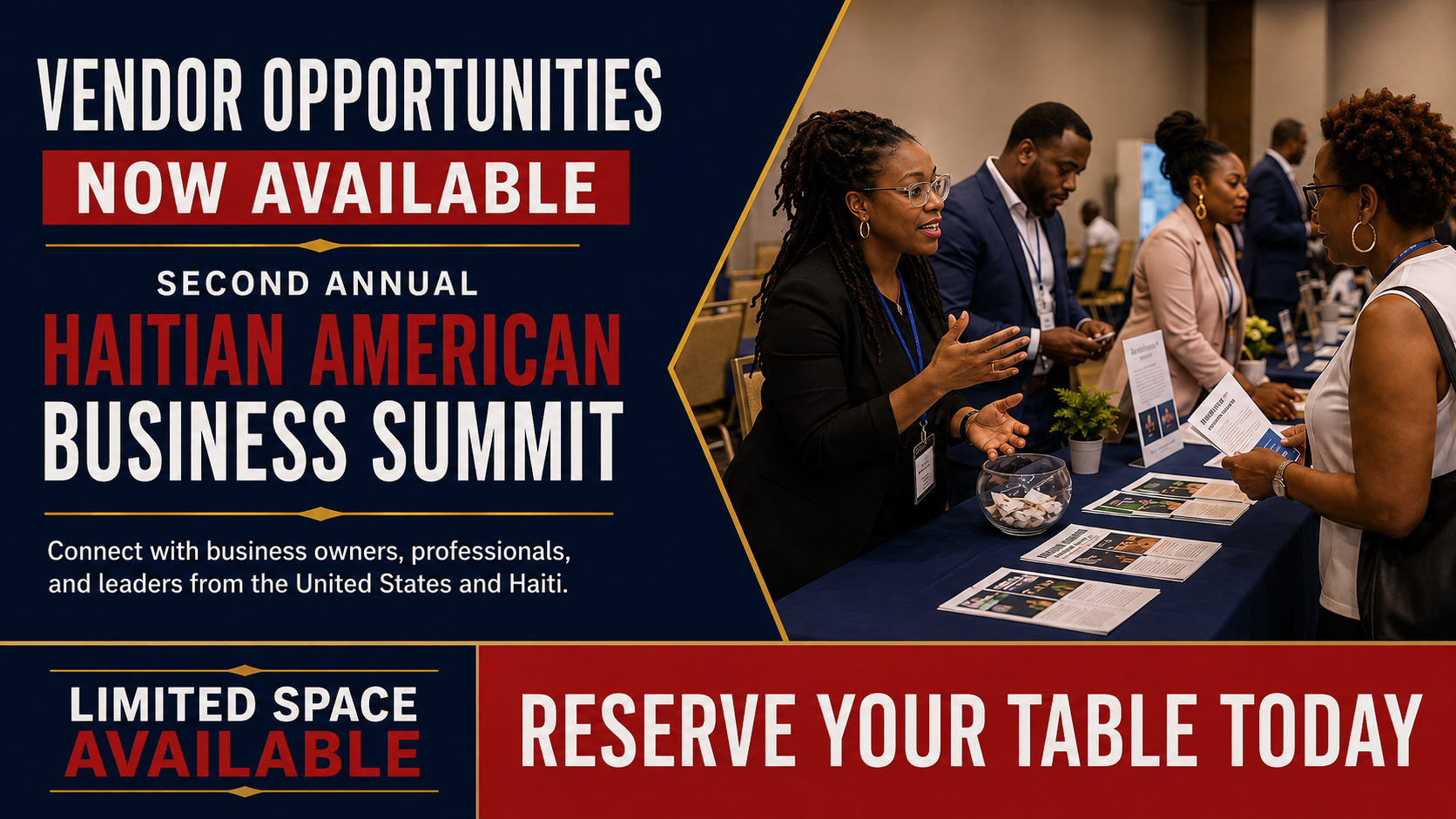 Exciting Vendor Opportunity Announced for Haitian American Business Summit — $250